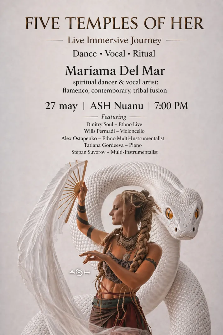 FIVE TEMPLES OF HER — Live Dance & Music Ritual Show